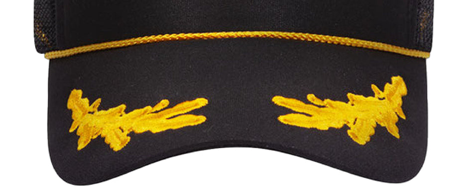 Gold Leaf Crown Trucker Hat
