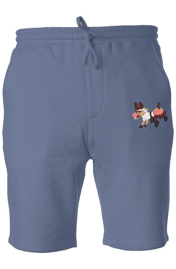Pigment Dyed Fleece Shorts
