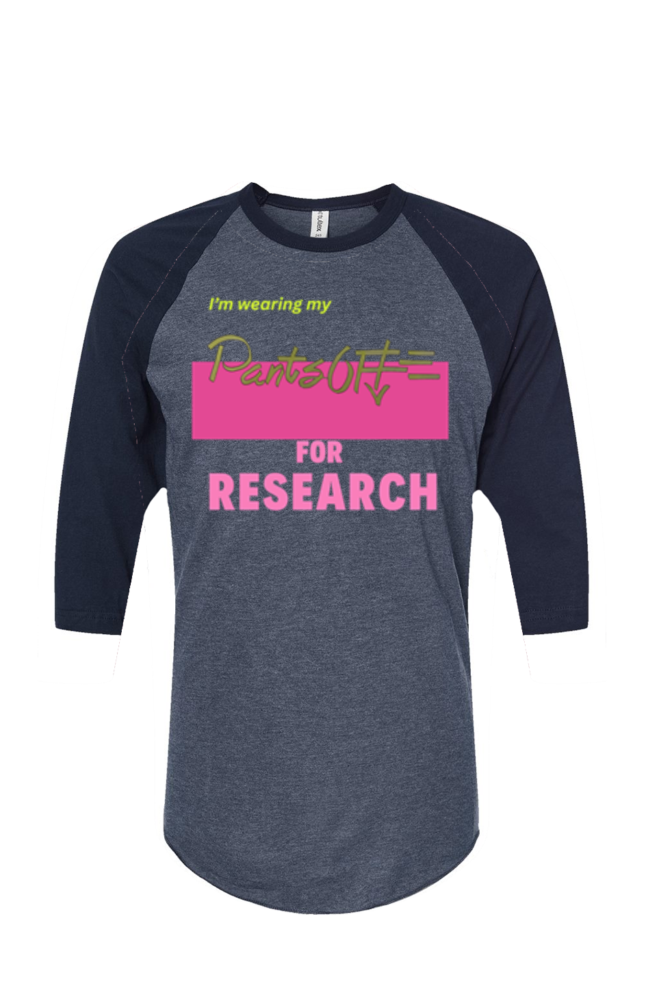 Girls PANTSOFF Baseball Style Raglan Tee