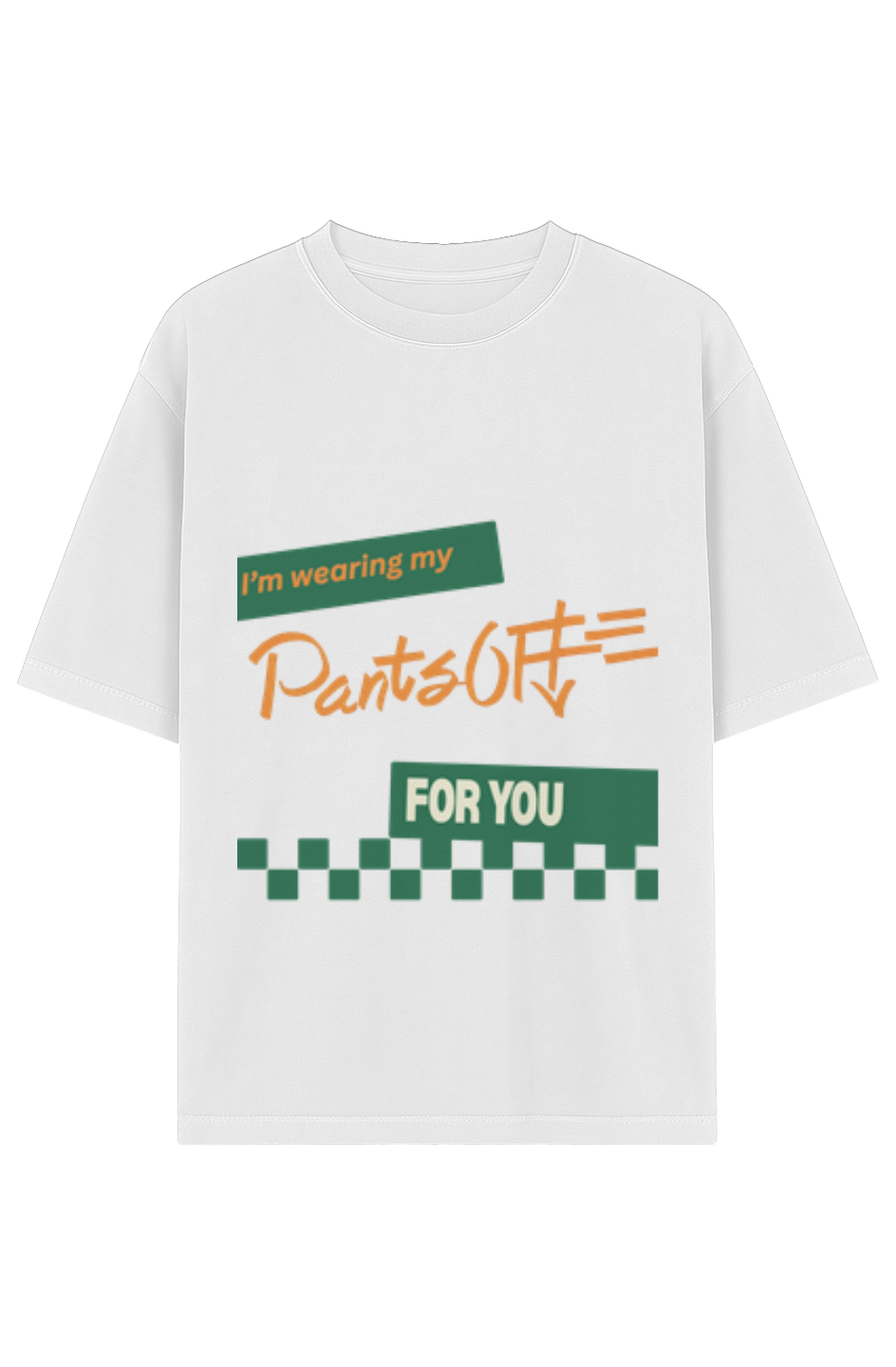 PANTSOFF Relaxed Shoulder Fit Garment Dyed Tee