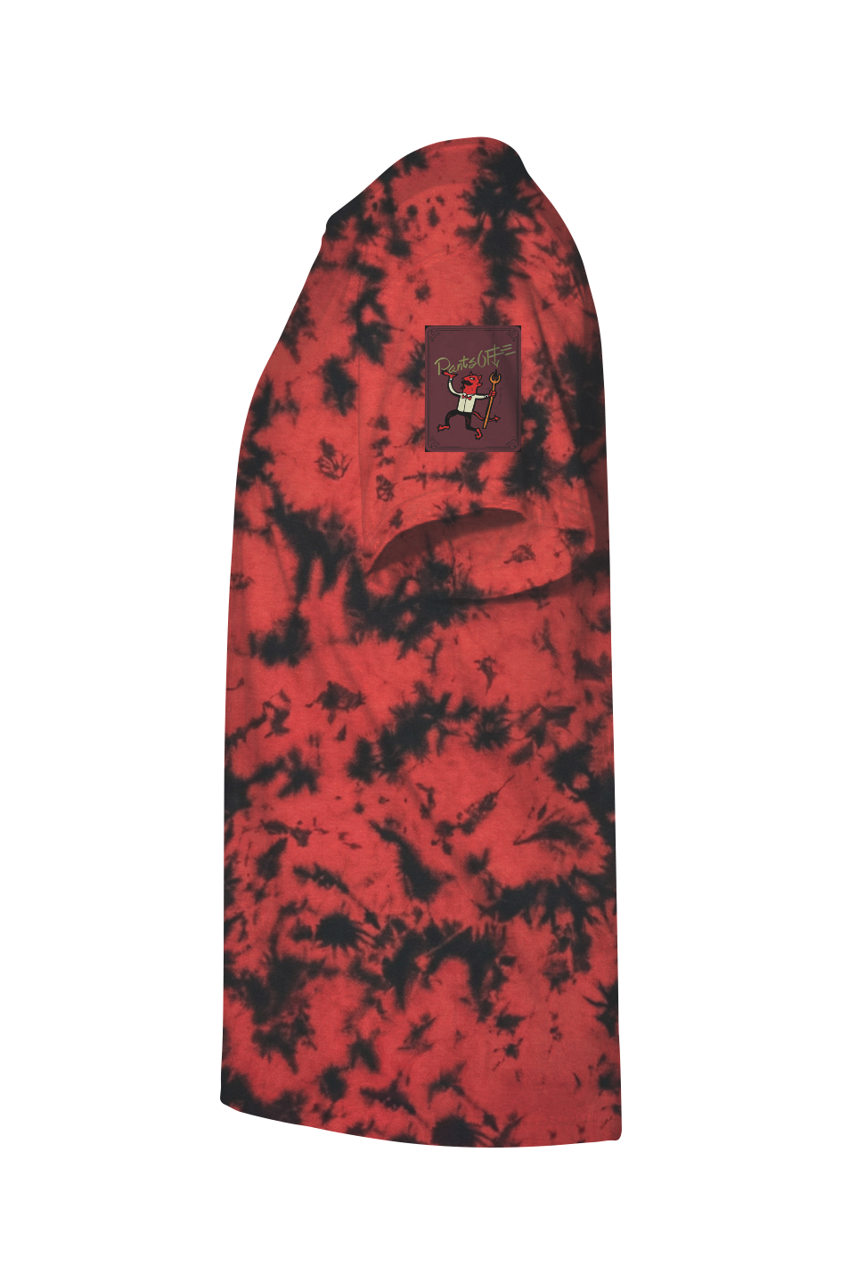 Men's PANTSOFF Red-Crystal Wash Double Devil Tee