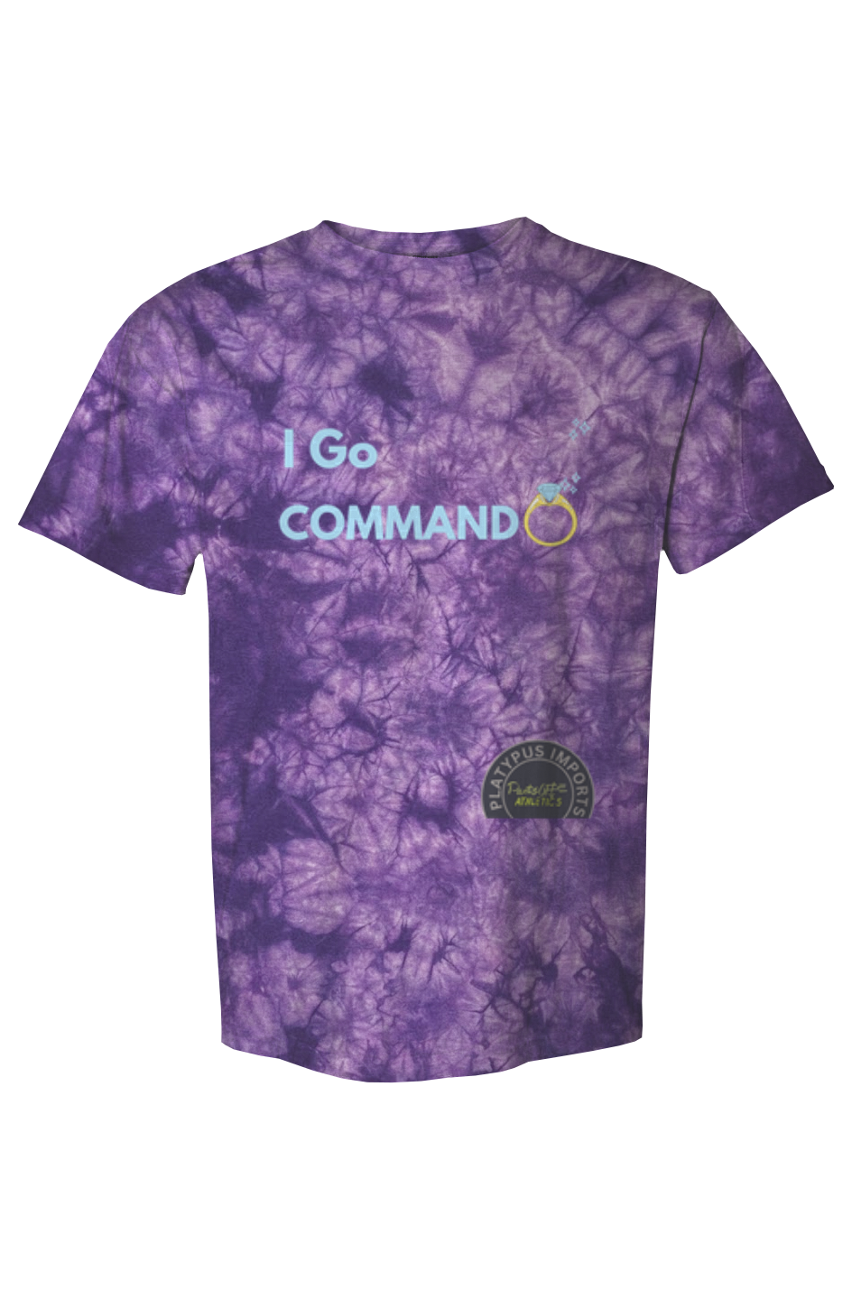 Women's PANTSOFF Commando Purple Crystal Tee 