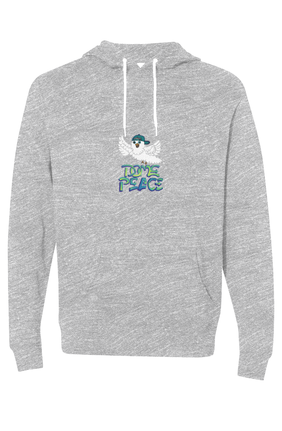 DOME PEACE Unisex (Feather)-Weight Grey hoodie
