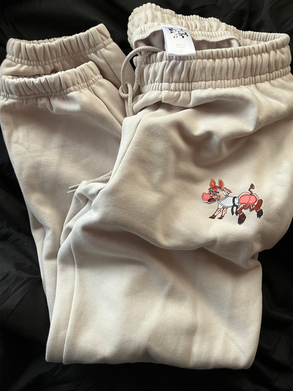 HIYAFURYASS Dust-Colored Heavyweight Unisex Sweatpants