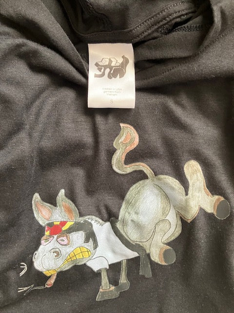 HIYAFURYASS Original Donkey Logo Posi Charge Training T-Shirt-Hoodie