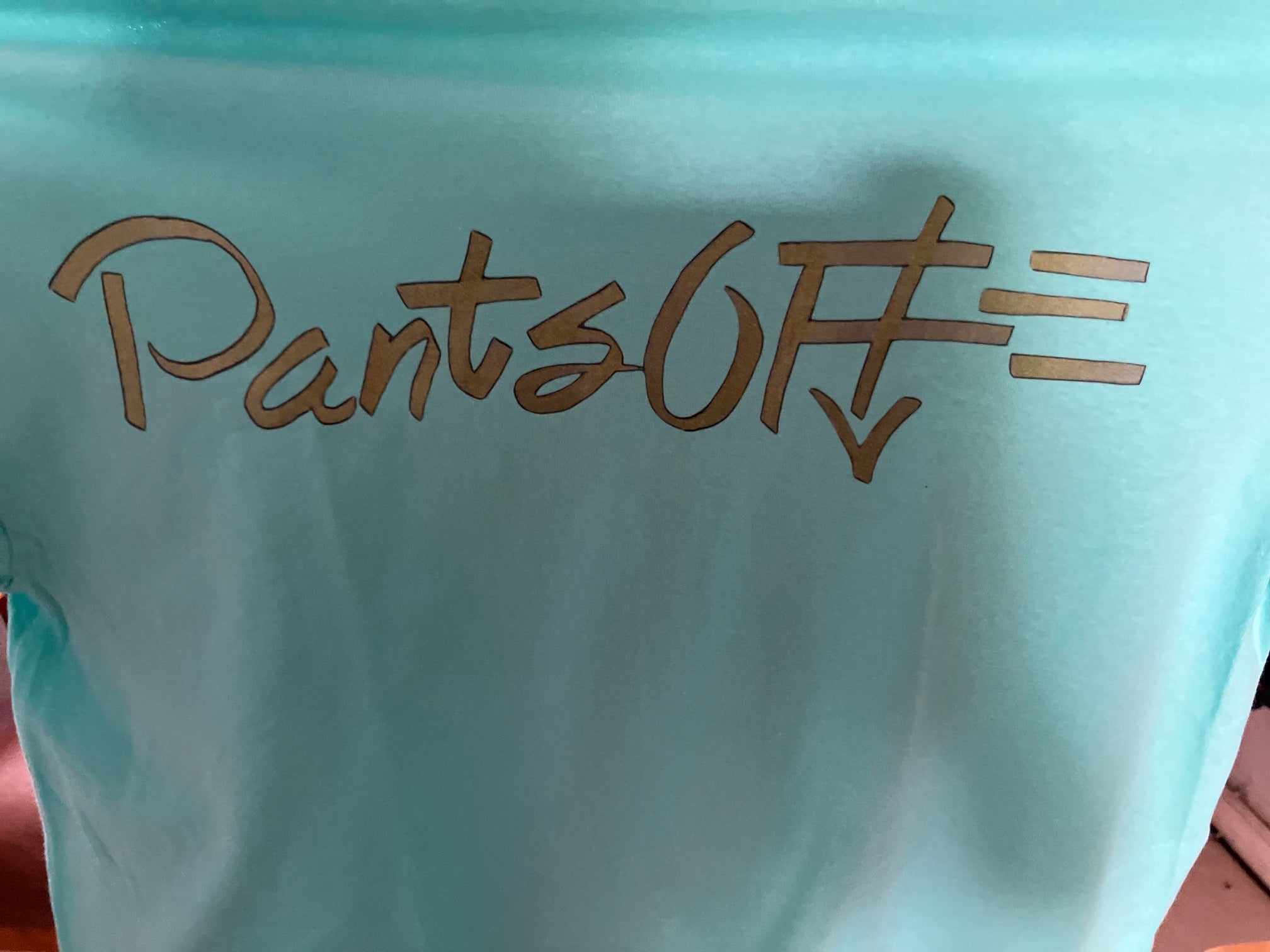 PANTSOFF Classic Design Unisex Celedon Tee