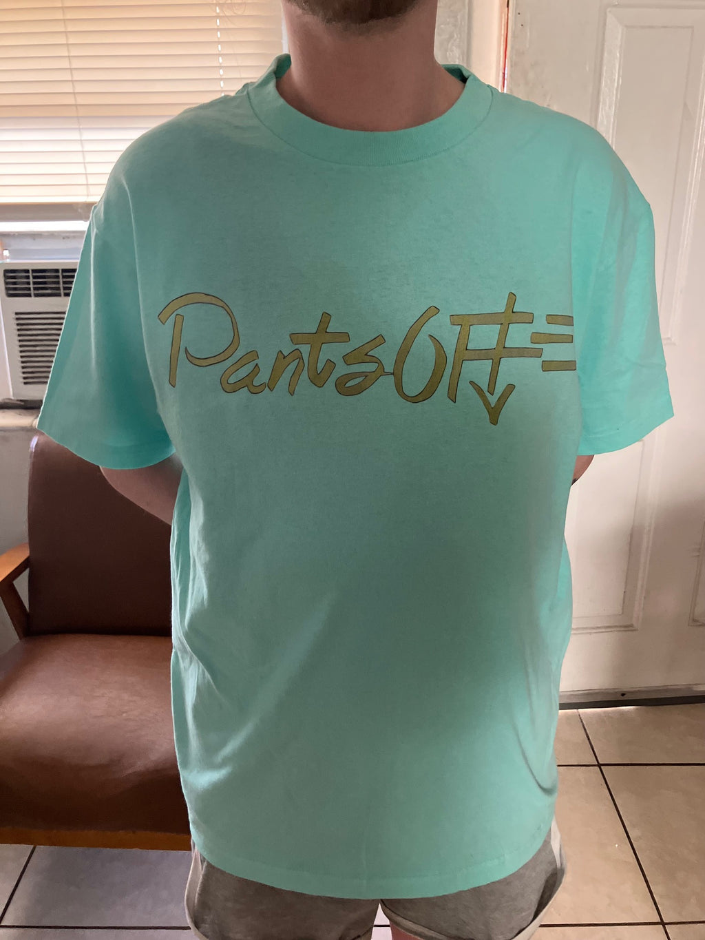 PANTSOFF Classic Design Unisex Celedon Tee